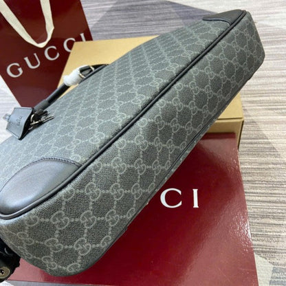Gucci Inspired Emblem Briefcase