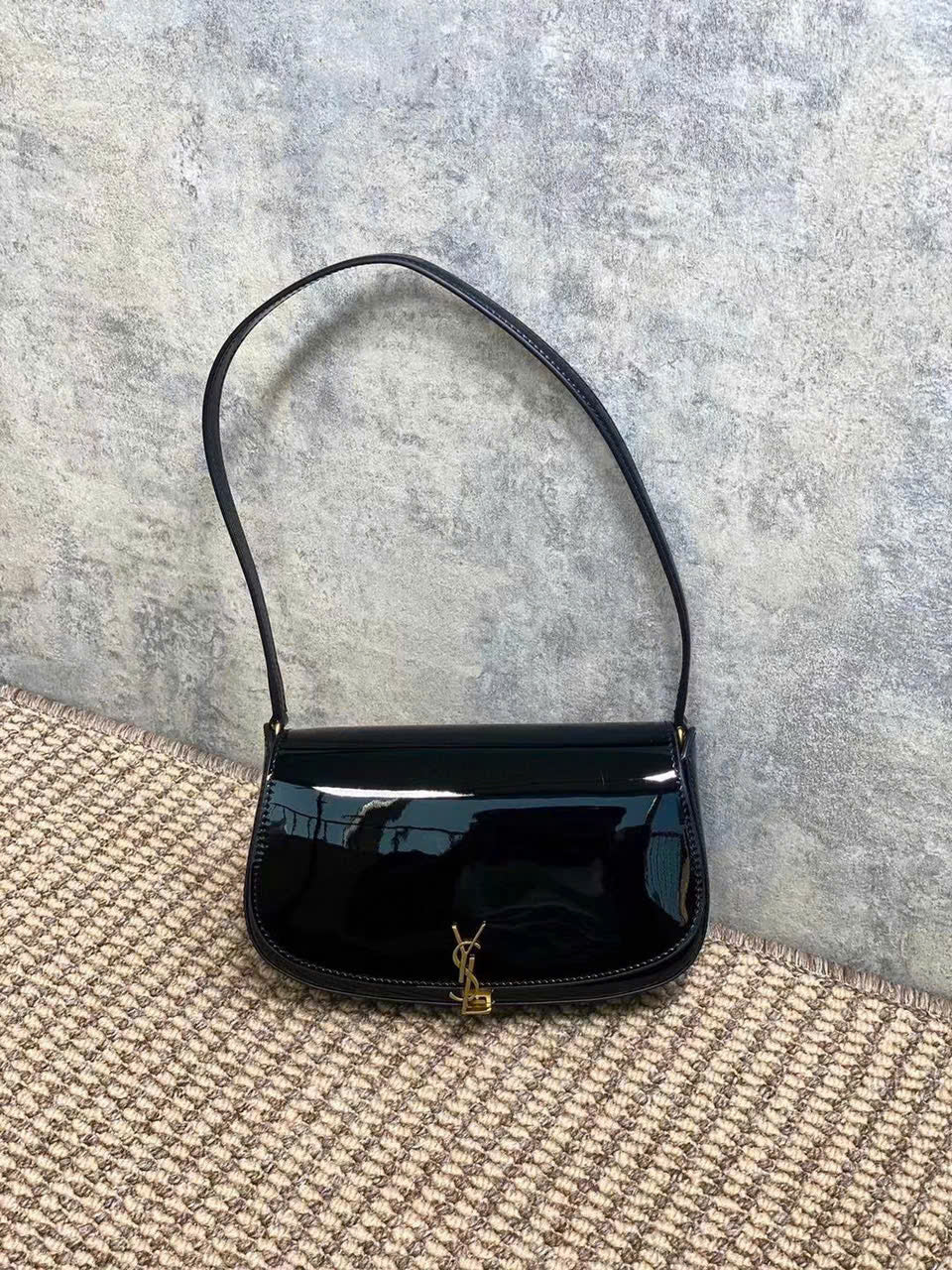 YSL Inspired Voltaire in Patent Leather Bag