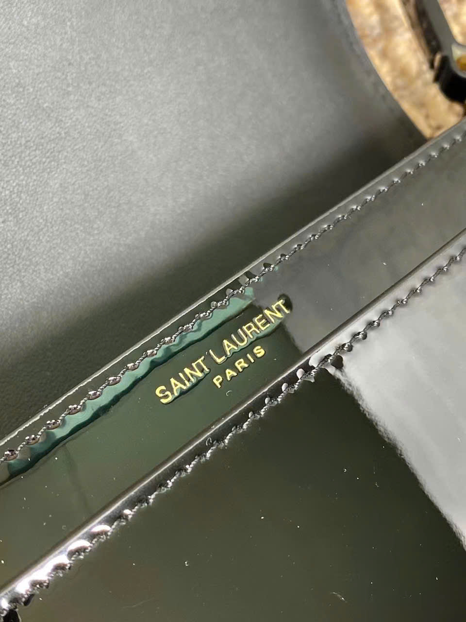YSL Inspired Voltaire in Patent Leather Bag