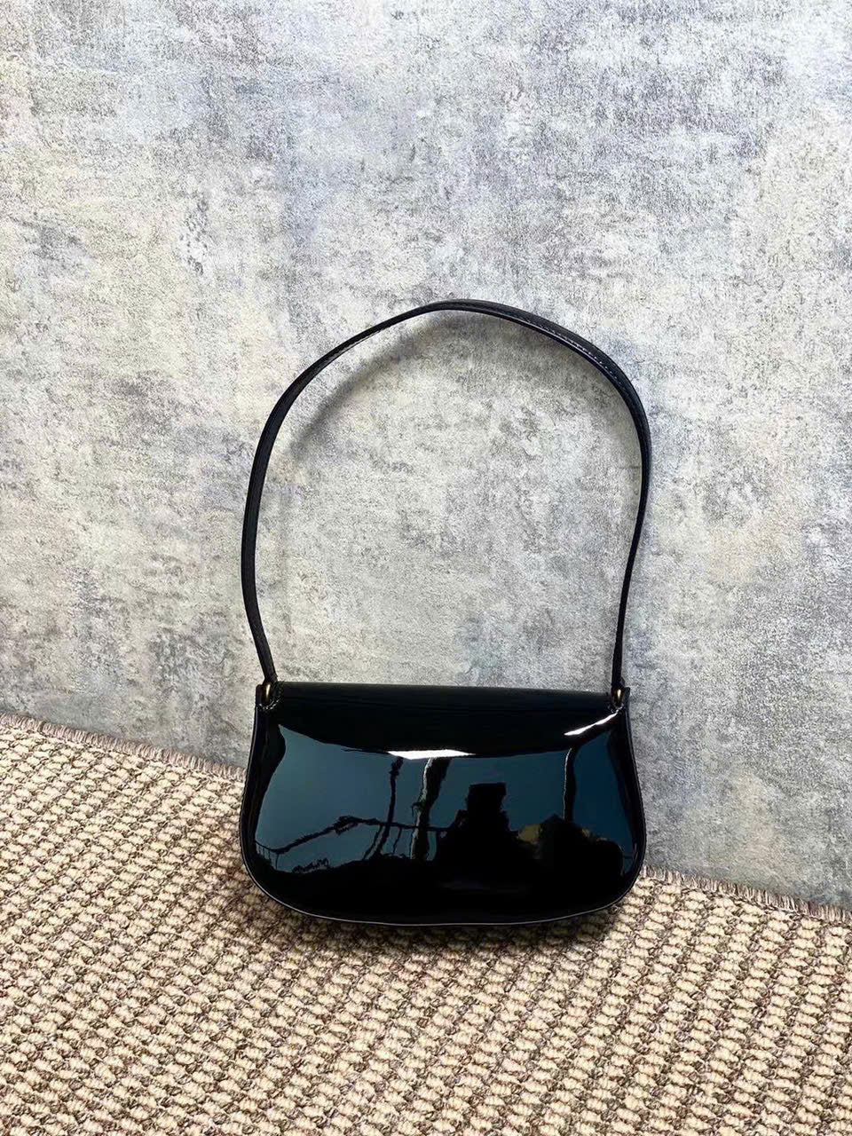 YSL Inspired Voltaire in Patent Leather Bag