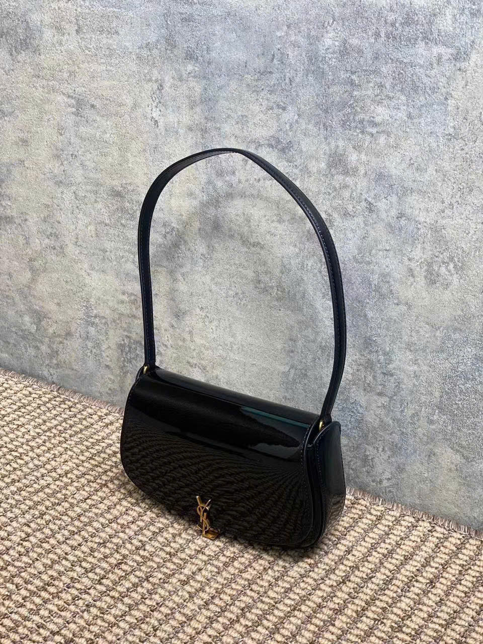 YSL Inspired Voltaire in Patent Leather Bag