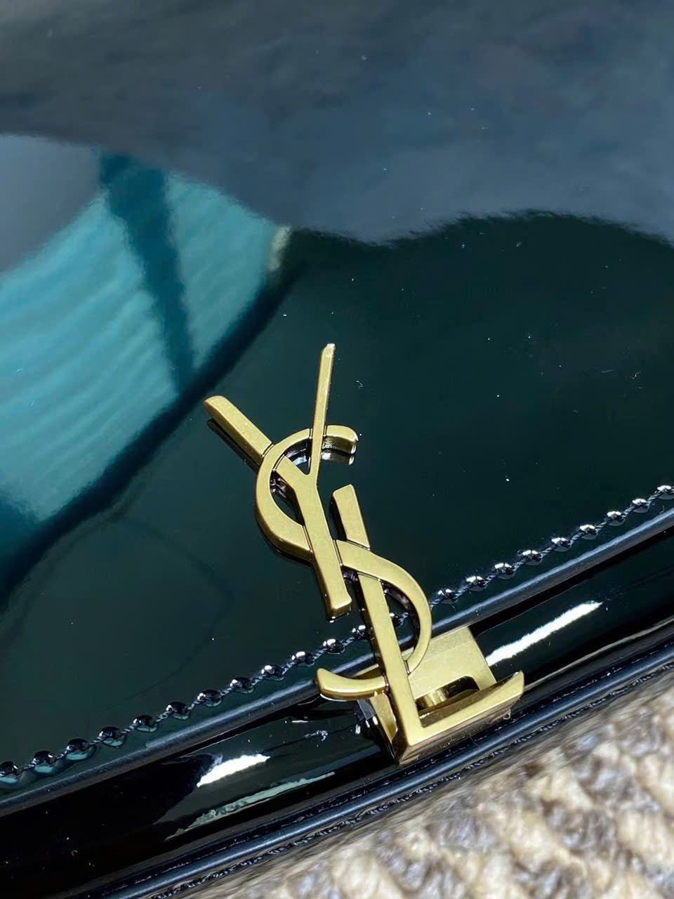 YSL Inspired Voltaire in Patent Leather Bag
