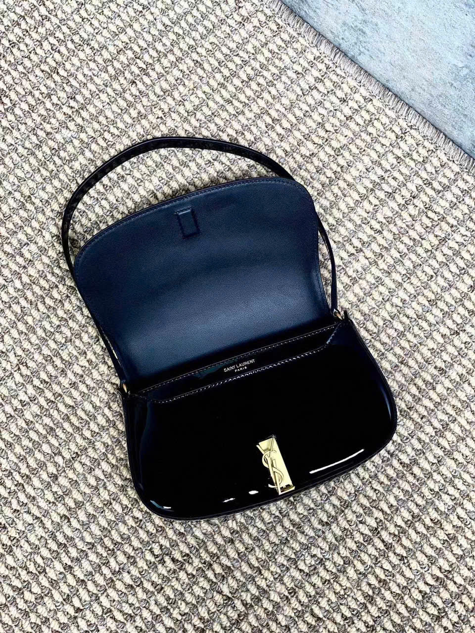 YSL Inspired Voltaire in Patent Leather Bag