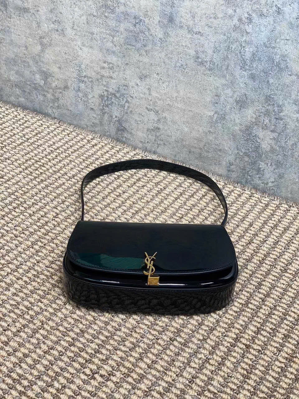 YSL Inspired Voltaire in Patent Leather Bag